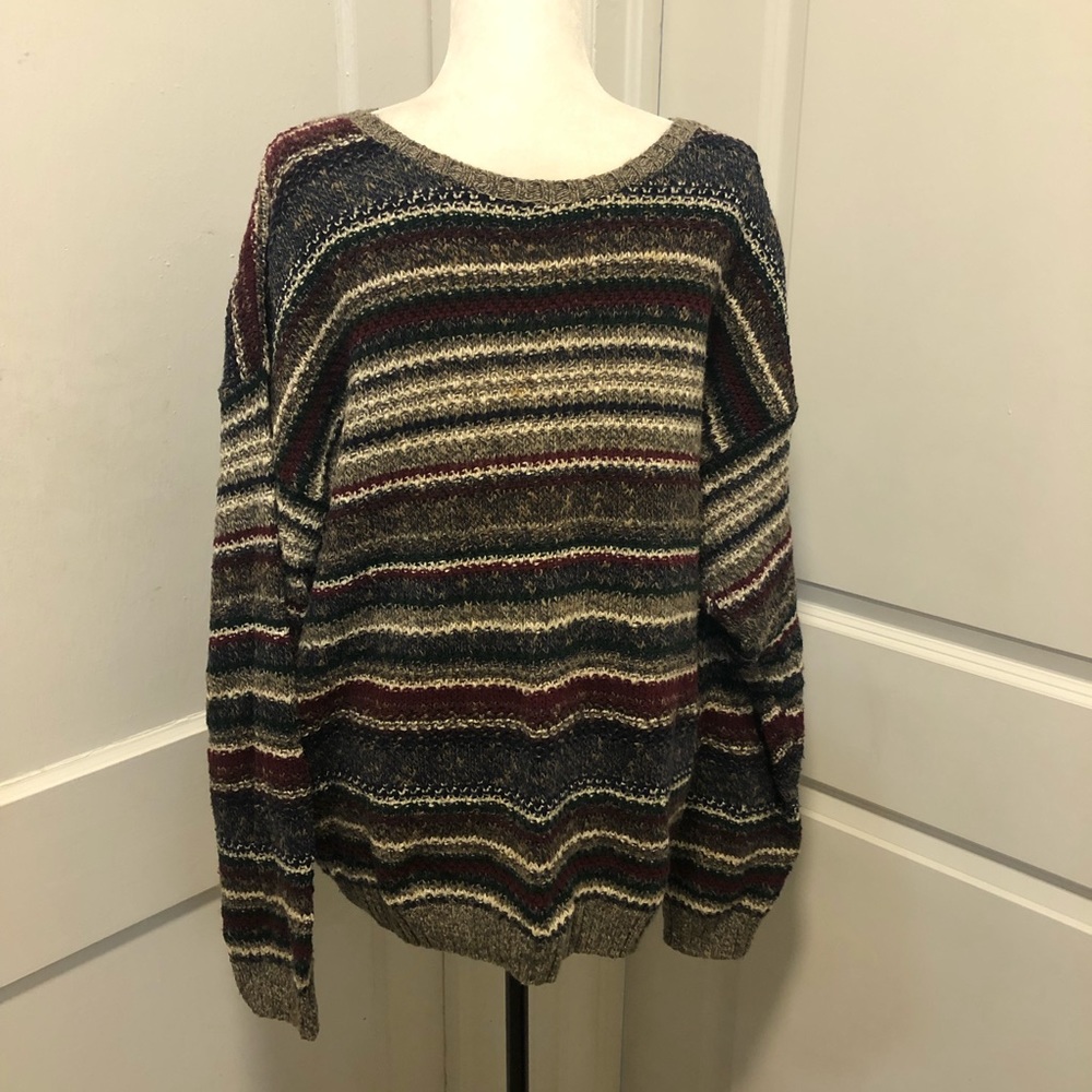 Eddie Bauer wool mix knitted sweater size xl